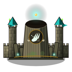Mythic Beasts castle art from Aether Realms