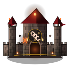 Damned Covenant castle art from Aether Realms