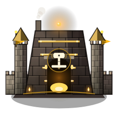 Dwarven Clans castle art from Aether Realms