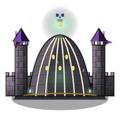 Undead Dominion castle art from Aether Realms